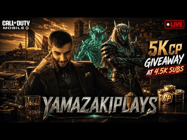 🔴CALL OF DUTY MOBILE GIVEAWAY 5K CP ON 4.5K SUBS AND 1V1 WITH SUBSCRIBER  |I VERTICAL STREAM