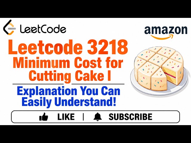 Leetcode 3218  Minimum Cost for Cutting Cake I - Best Online Explanation! Like & Subscribe!