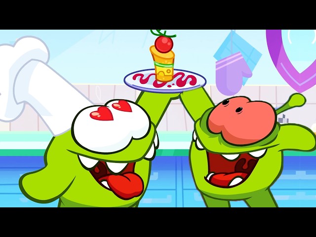 Who'll Get the Last Piece of Cake? 🍰 Om Nom & Friends - LIVE 🔴