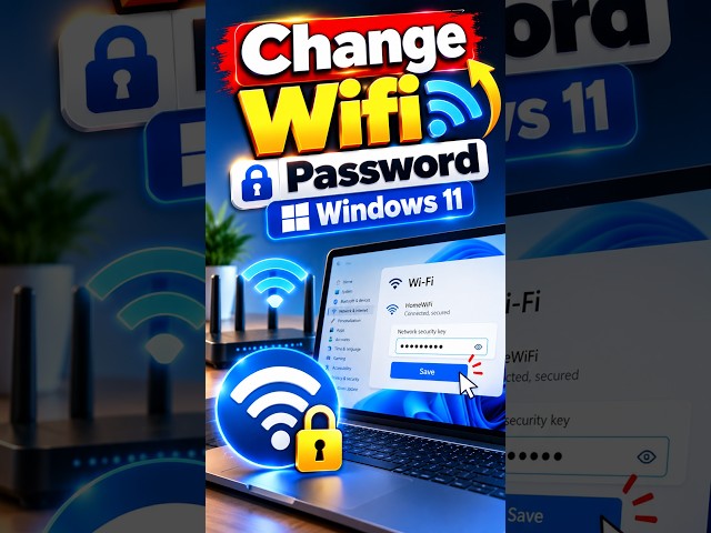 How To Change WiFi Password in Laptop Windows 11 ( 2026 )