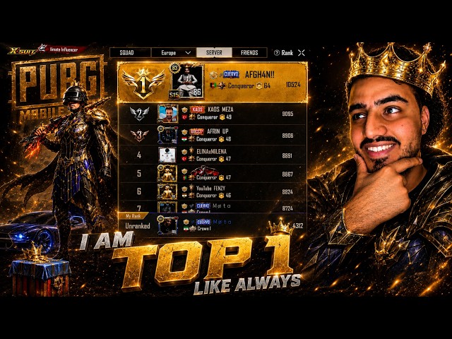 PUBG MOBILE / RANK PUSH TOP 1 🔥