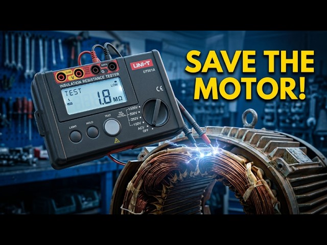 Don't Burn Out Your Motor! How to Use a Megger Correctly
