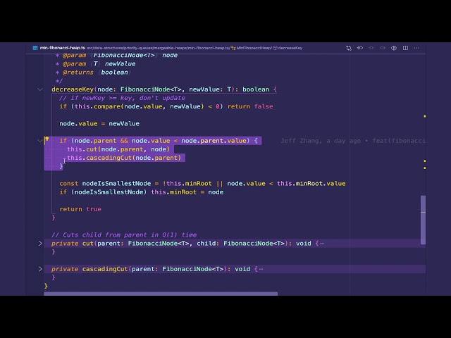 Data Structures in Typescript #23 - Fibonacci Heap Implementation