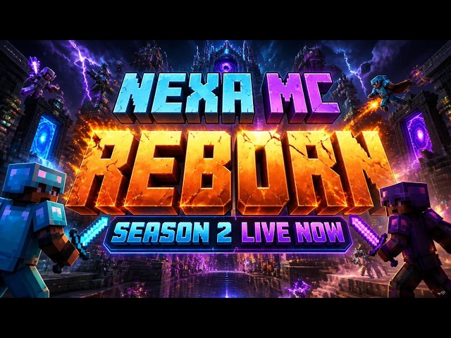 💀 NEXA MC REBORN 🔥 Public Minecraft Server | Join Now!