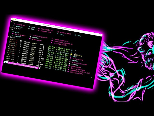 Customize your Shell (OhMyZsh, powerlevel10k and colorls)