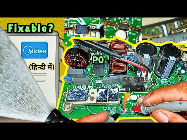 Midea AC PCB Was Water Damaged | Vital Step to Fix Damaged Circuit!