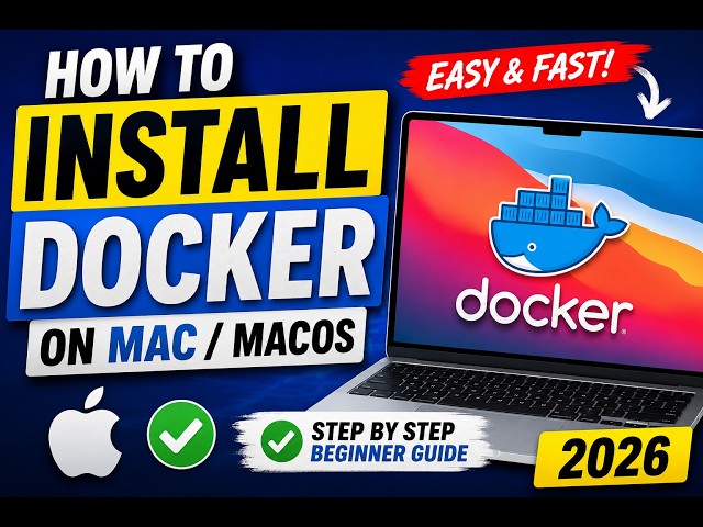 How To Install Docker Desktop on Mac | Install Docker on macOS