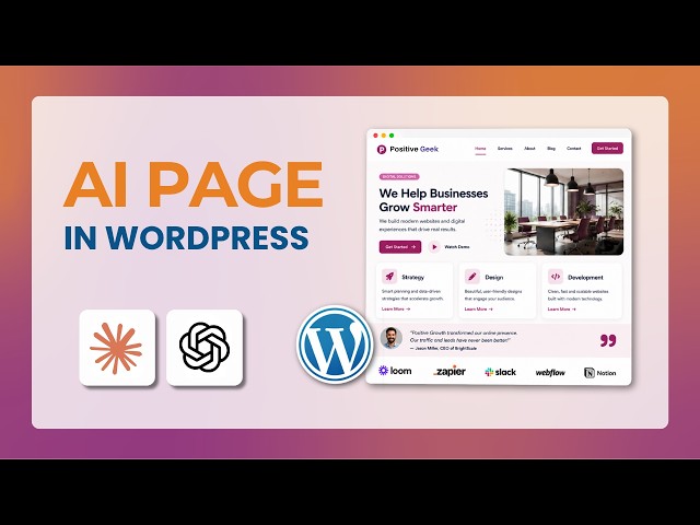How to Add an AI-Generated Page to WordPress Without Breaking Design | ChatGPT & Claude