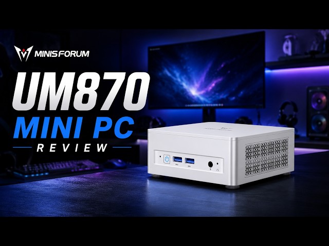 MINISFORUM UM870 Slim Mini PC Review | Best Mini PC 2026!