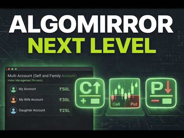 AlgoMirror  - Multi Account (Self and Family Account) Index Management Platform