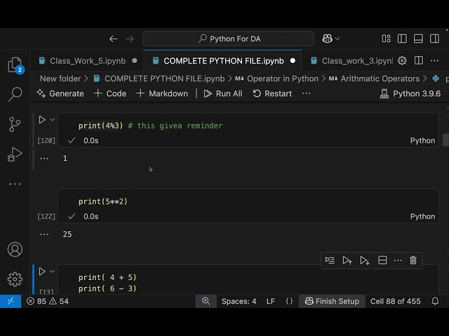 PYTHON Lecture - 6 | Operators | NMD PVT LTD | Abhishek Sir