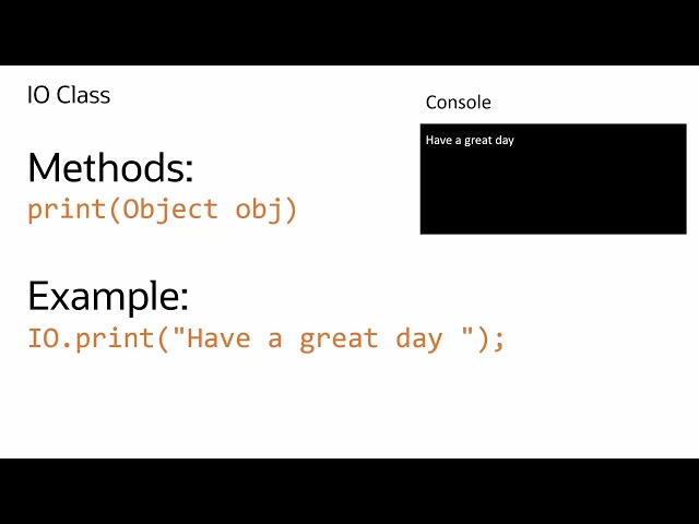 Java Console Input & Output Explained (Using the IO Class)