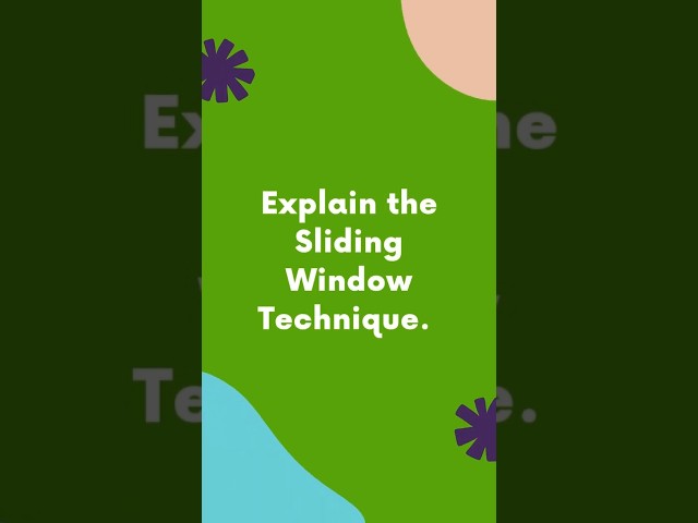 🔥 Master the Sliding Window Technique in Java! 🚀 |#shorts #JavaTips #CodingInterview #DSA