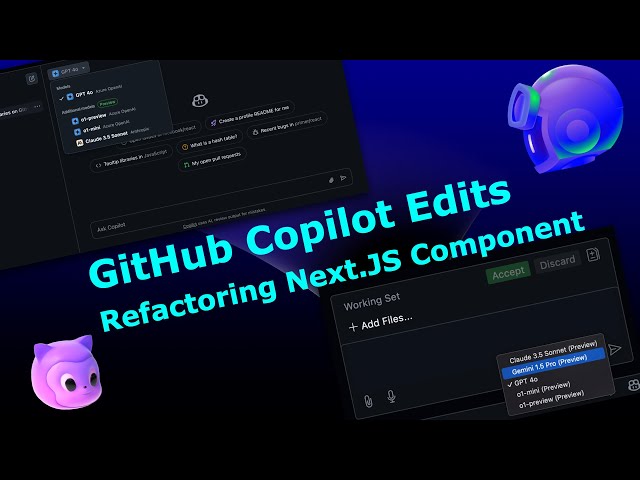 Refactoring Next.JS Component with GitHub Copilot Edits
