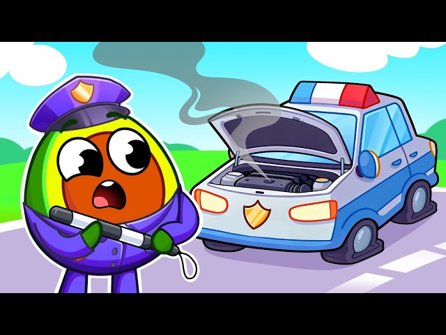 Let's Fix a Police Car | Police Car, Ambluance and Fire Truck ✨ Kids' Songs and Nursery Rhymes