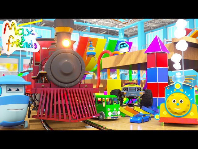 Adventures with Max the Glow Train and his Friends! | Learn Numbers, Shapes, Colors and More!