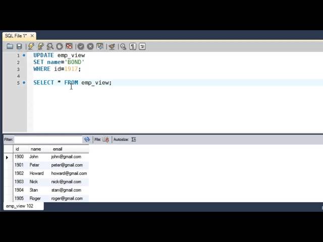 SQL Tutorial - 50: Views in SQL (Part-3)