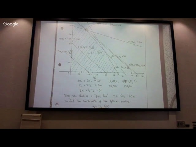 DM Lecture 6: Solving LPs using the graphical method