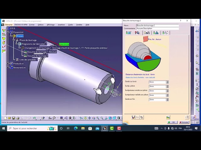 G CODE generation for turning part  using Catia software