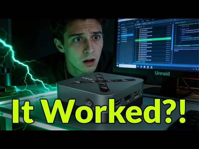 I Installed Unraid on This Mini PC… and It Actually Worked