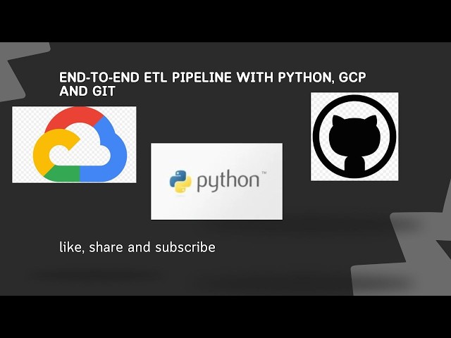 End-to-End ETL pipeline with python, GCP and Git. Part 1