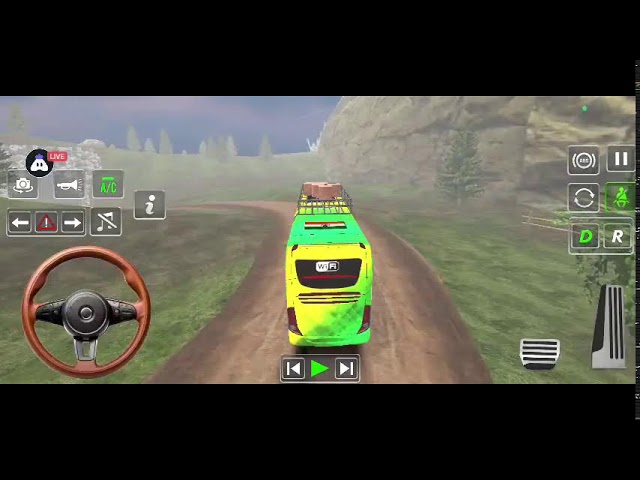 Coach Bus Simulator India OFF Road Driving Bus Game Simulator 2025 Gameplay Video