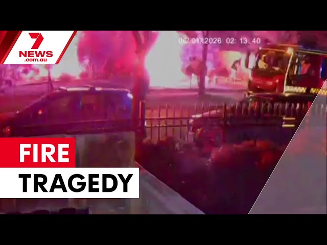 Fire heartache: Three-year-old killed, his father seriously hurt trying to save him | 7NEWS