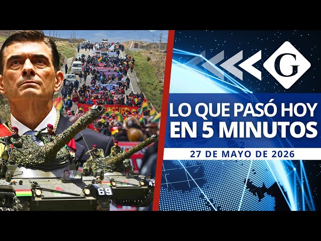 🔵 News May 27: BOLIVIA AUTHORIZES DEPLOYMENT OF MILITARY TO STOP PROTESTS | News Report