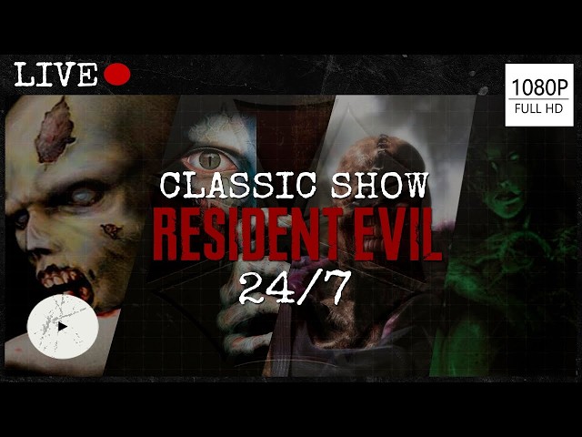 🔴24/7 RESIDENT EVIL CLASSIC SHOW TV // バイオハザード // 1080P FULL HD ESPAÑOL // ENGLISH