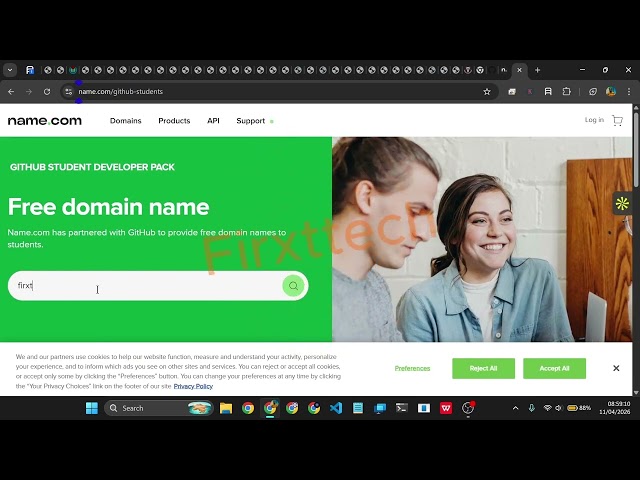 🎓 How To Get a FREE Domain on Name.com for 1 Year (GitHub Student Pack)