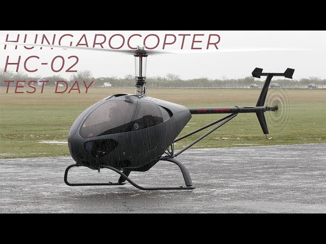 4Kᵁᴴᴰ HA-XAI, BRAND NEW Hungarocopter HC-02 - Test Day
