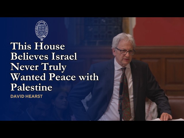 THB Israel Never Truly Wanted Peace with Palestine -  David Hearst - Prop