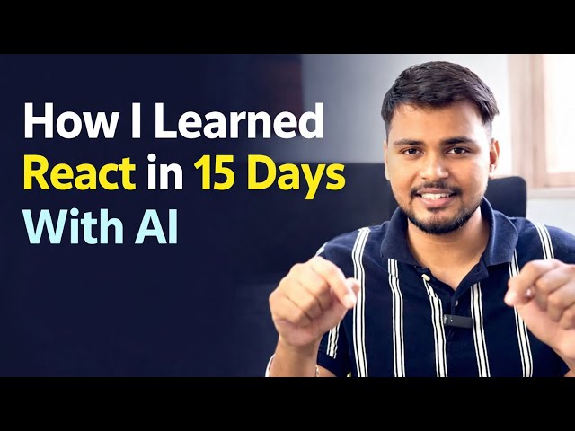 How I Learned React in 15 Days (Resources + Honest Journey) My 15-Day React Learning Journey #react