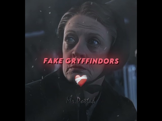 Fake Gryffindors VS Real Gryffindors || Silent Repost ||  #harrypotter #edit #hermionegranger #fyp