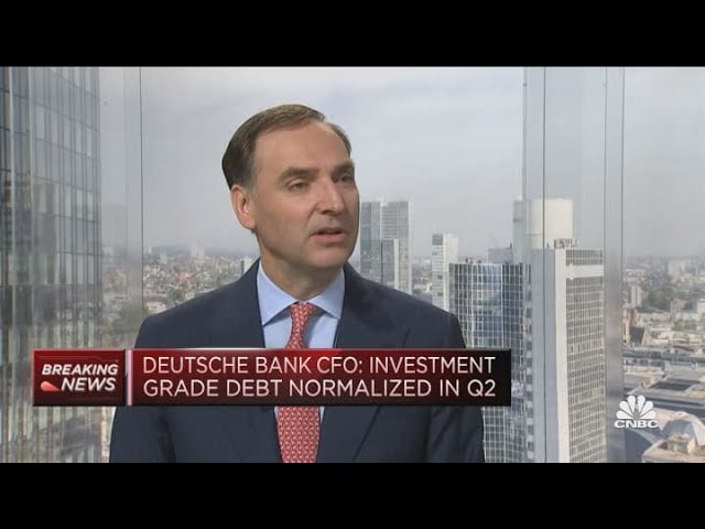 Deutsche Bank CFO: Corporate bank fighting interest rate headwinds