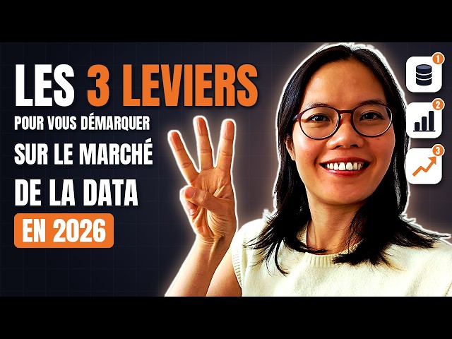 Les 3 leviers pour vous démarquer sur le marché de la Data en 2026