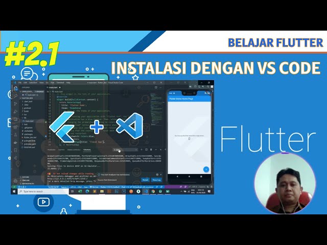 #2.1 Learn Flutter - Install Flutter with Visual Studio Code - VS Code