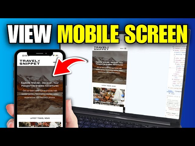 How To View Mobile Version Of Website On Desktop