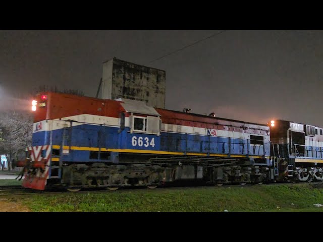 [4K] Tren de tolvas graneras de NCA con destino a General Deheza pasando por Marcos Juárez!!!!!!