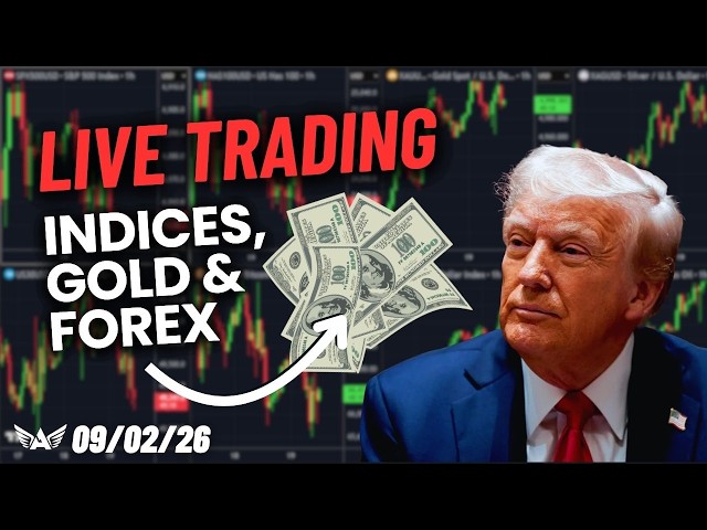 LIVE Trading Gold, Nasdaq, Forex | A1 Trading Show