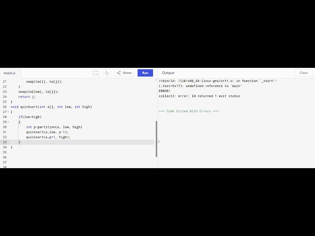quicksort demo