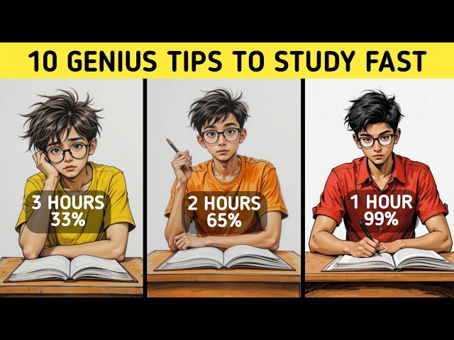 10 Genius Study Hacks to Learn Faster & Remember More | Boost Your Grades!