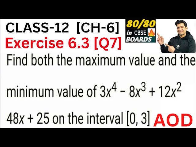 Find both the maximum value and the minimum value of 3x^4 – 8x^3 + 12x^2 - 48x + 25 on the Unlisted