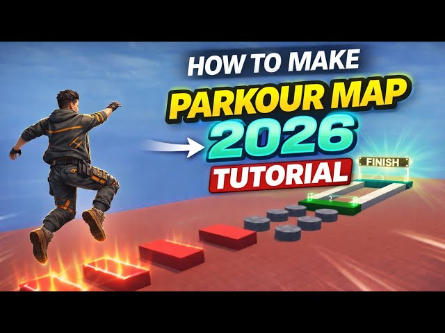 How to Make PARKOUR MAP in Free Fire Craftland 2026 🔥 Easy Tutorial