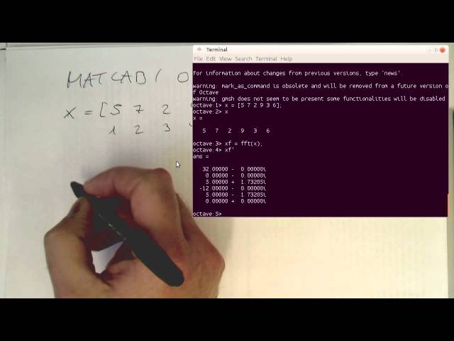 Sampled signals: exploring the Fourier transform (#006/000)