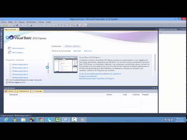 video tutorial codeblock y visual basic 2010
