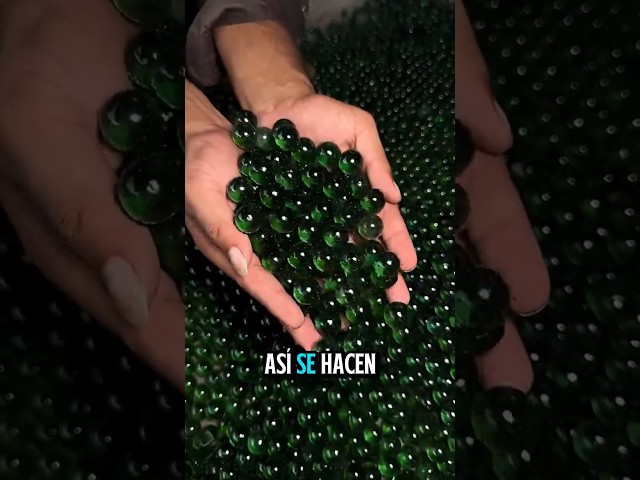 Así se fabrican las canicas paso a paso