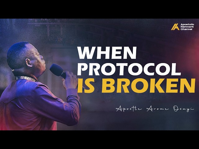 WHAT HAPPENS WHEN YOU VIOLATE GOD’S PROTOCOL IN THE SPIRIT | Apostle Arome Osayi