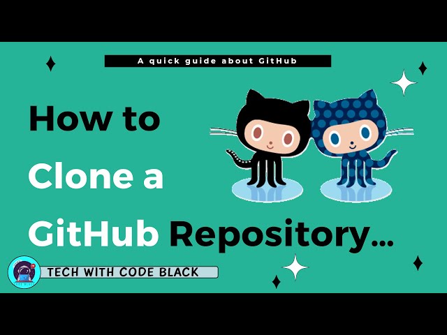 How to clone a GitHub repository?