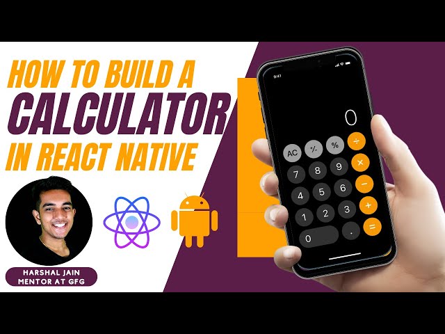 How to make a Calculator App in React Native | Project for beginners